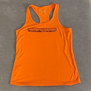 Orangetheory Bright Orange Racerback Tank